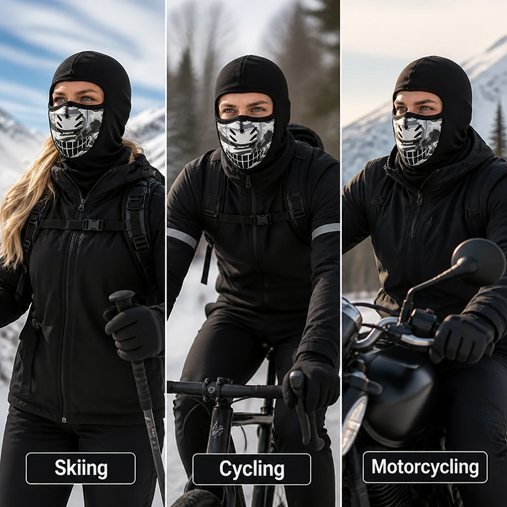 Windproof Cold-Weather Face Mask with Full Face and Neck Coverage 5