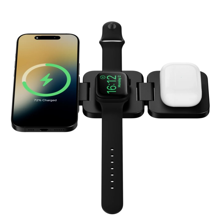 3-in-1 Foldable Magnetic Wireless Charging Station - Qi2 10