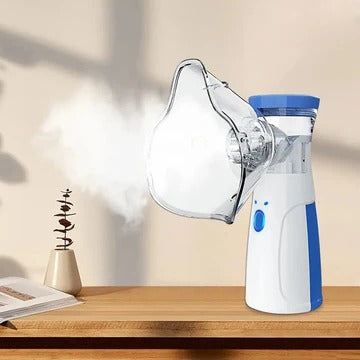 Portable Mesh Nebulizer for Adults and Kids - Quiet USB Rechargeable Inhaler 1