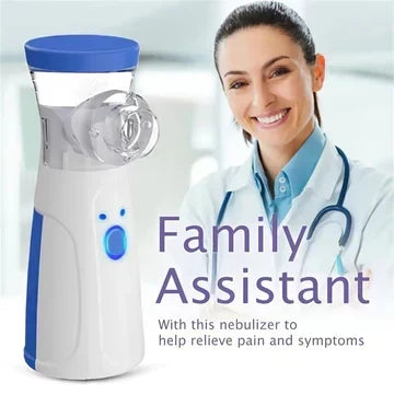 Portable Mesh Nebulizer for Adults and Kids - Quiet USB Rechargeable Inhaler 2