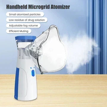Portable Mesh Nebulizer for Adults and Kids - Quiet USB Rechargeable Inhaler 6