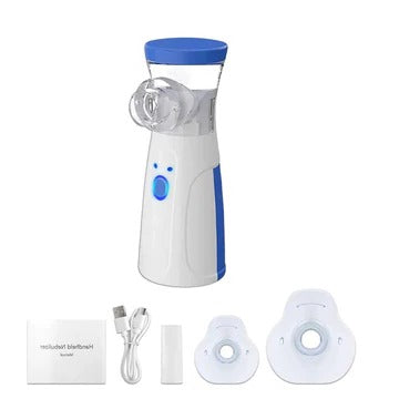 Portable Mesh Nebulizer for Adults and Kids - Quiet USB Rechargeable Inhaler 9