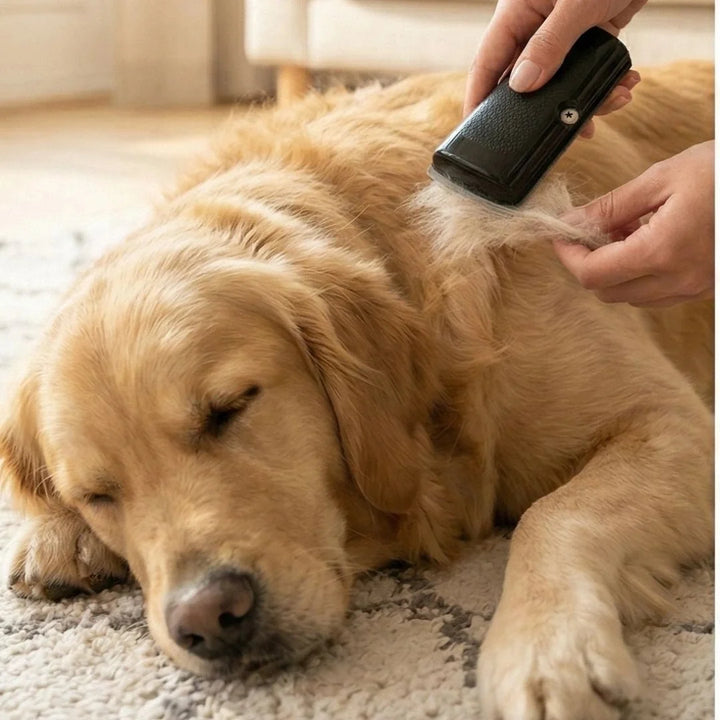 GlowBrush Deshedding Comb for Dogs & Cats — Removes Loose Undercoat 4