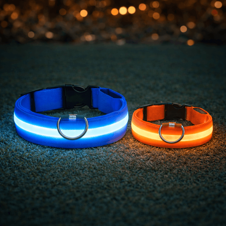 Rechargeable LED Dog Collar with 3 Light Modes, Visible Up to 500m at Night 6