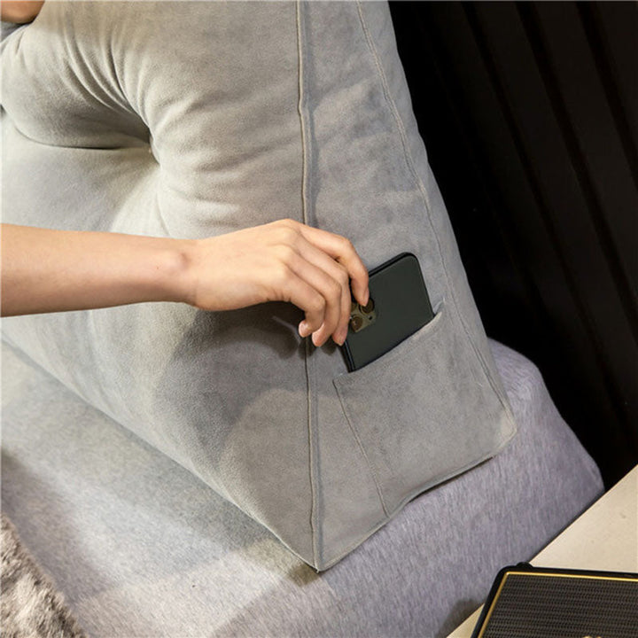 Wedge Pillow for Bed & Sofa | Back & Neck Support for Sitting Up | 3 Sizes 2