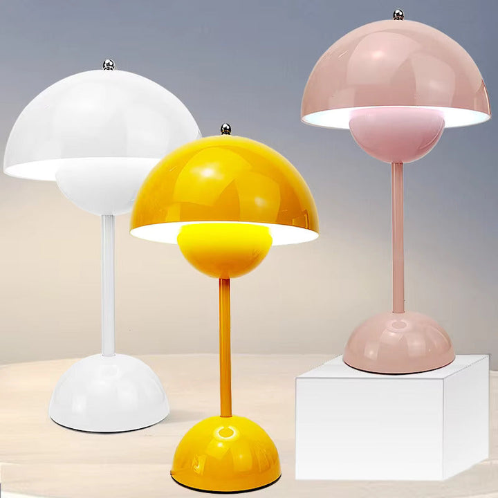 Cordless Retro Table Lamp with Battery | Warm White LED, 3-Level Dimmer 1