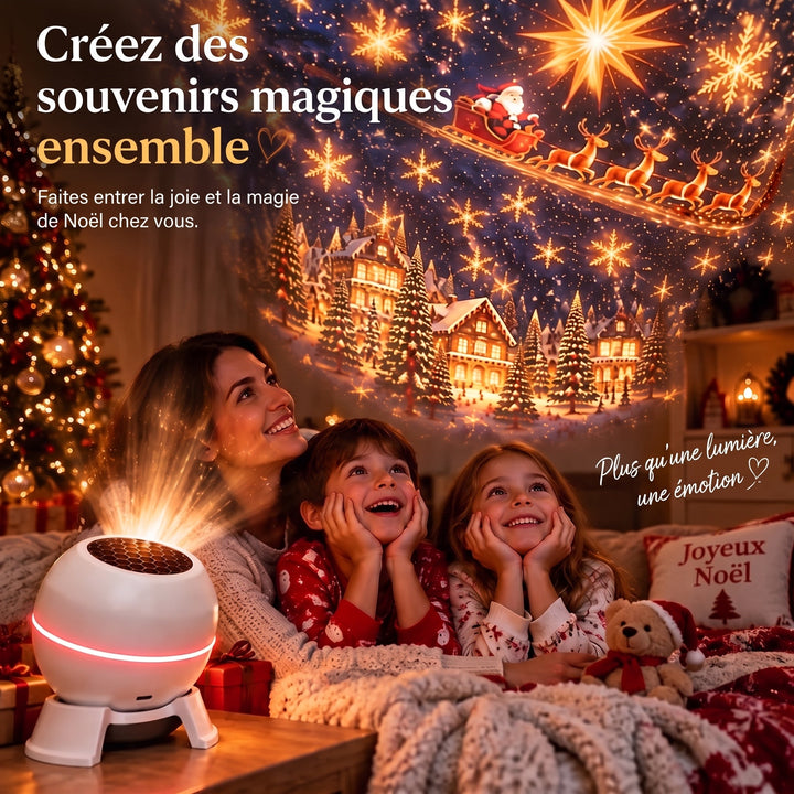 Christmas Light Projector with Animated Holiday Patterns, USB Powered 4