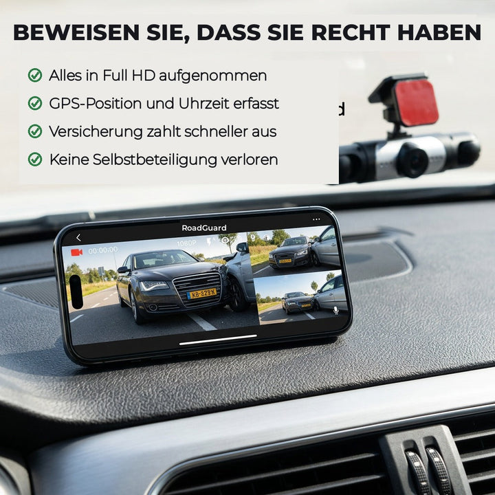 4-Channel Dash Cam with Night Vision, GPS and 360° Coverage 5