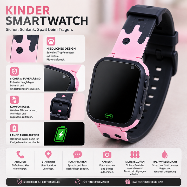 Kids Smartwatch with GPS, Camera & SOS Button 3