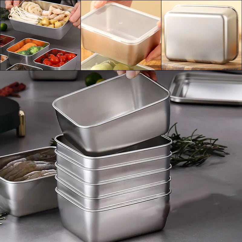 Stainless Steel Food Storage Containers, Durable and Eco-Friendly 2