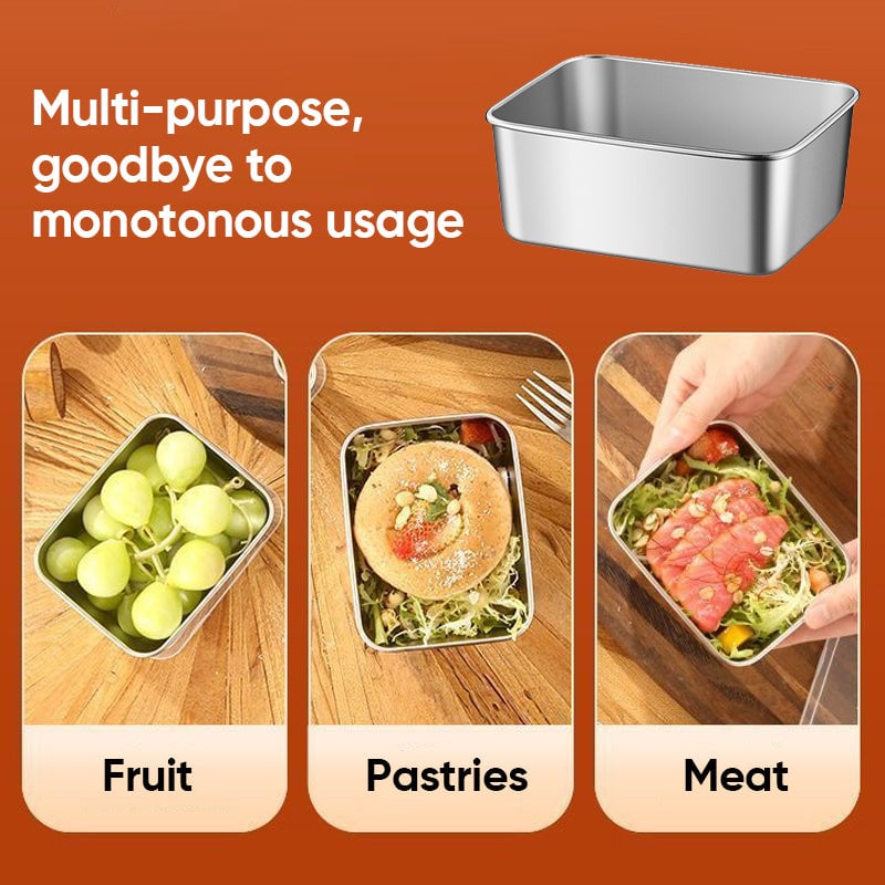 Stainless Steel Food Storage Containers, Durable and Eco-Friendly 6