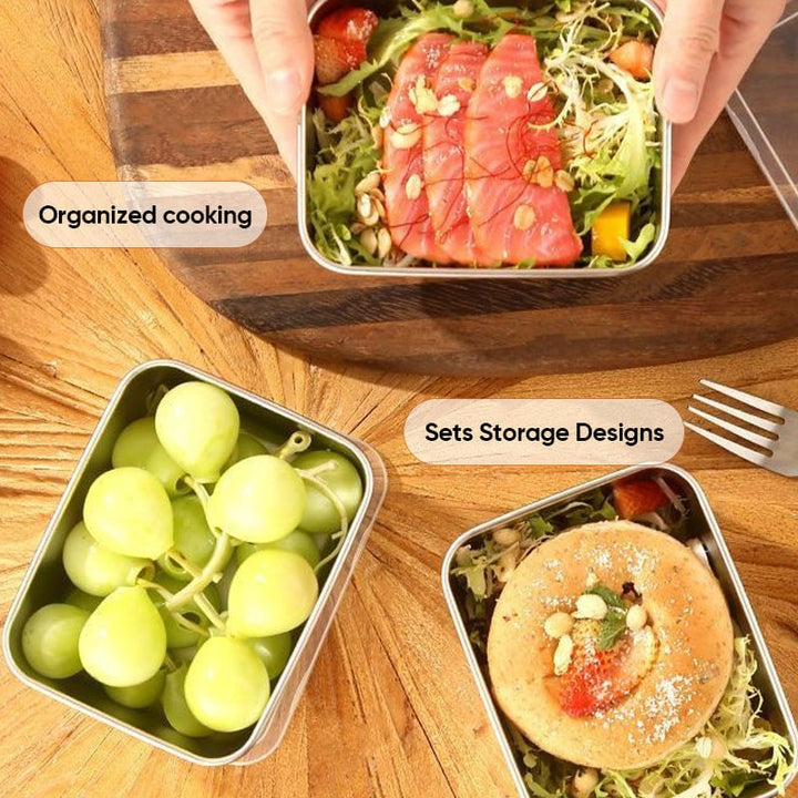 Stainless Steel Food Storage Containers, Durable and Eco-Friendly 8