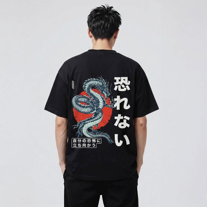 Oversized Japanese-Style Graphic T-Shirt 5