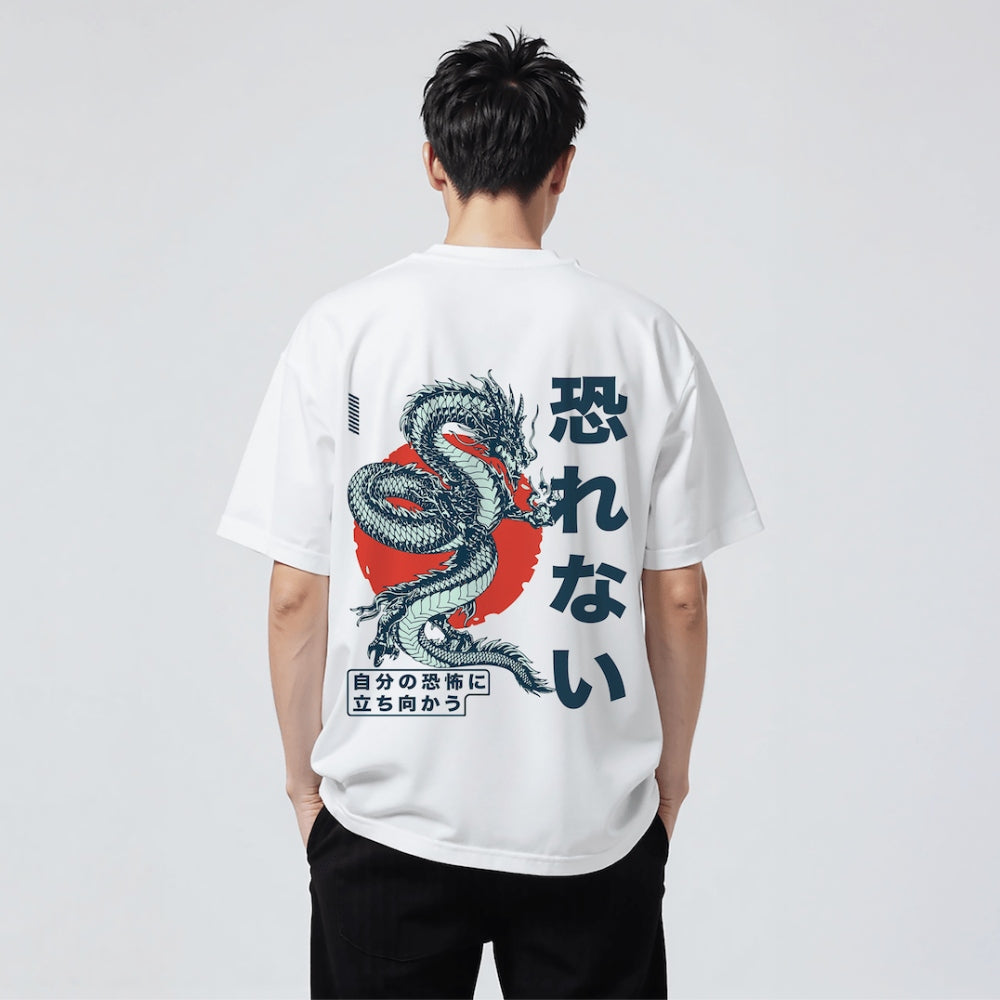 Oversized Japanese-Style Graphic T-Shirt 3