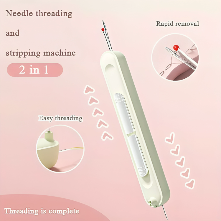 2-in-1 Portable Needle Threader and Seam Ripper for Easy Sewing on the Go 1