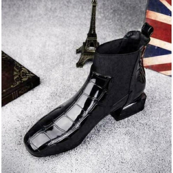 Women's Leather Comfort Boots - Durable, Supportive Everyday Casual Style 7