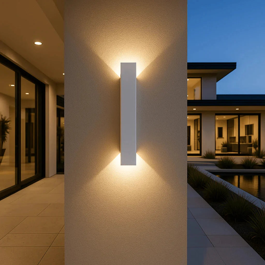 Outdoor LED Wall Light with Up-Down Beam – Weatherproof IP65 2