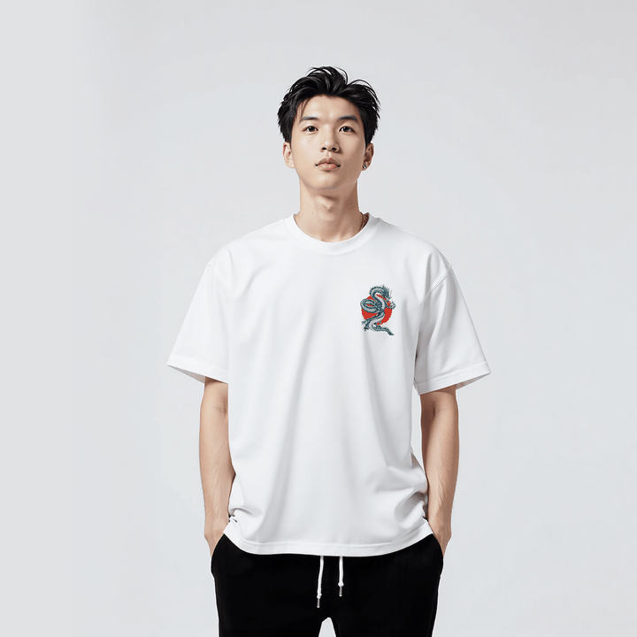Oversized Japanese-Style Graphic T-Shirt 7