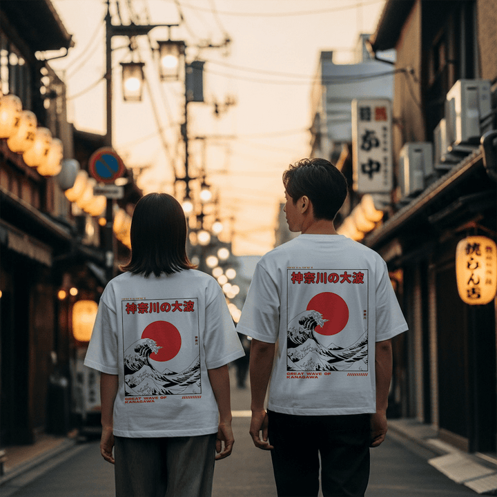 Kanagawa 2.0 - Oversized Japanese-Style T-Shirt 9