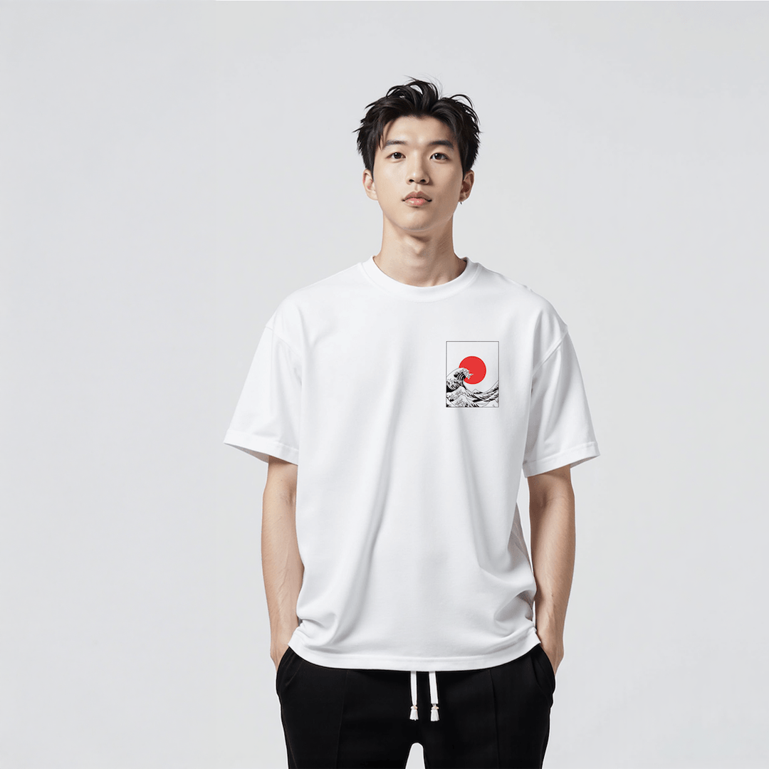 Kanagawa 2.0 - Oversized Japanese-Style T-Shirt 7