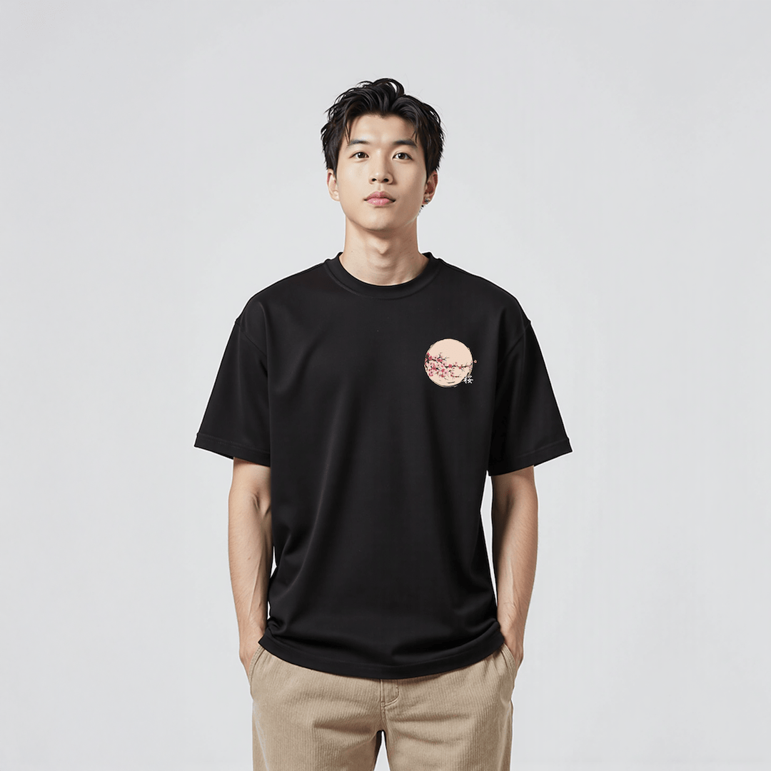 Cherry Blossom Oversize Japanese-Style T-Shirt 7