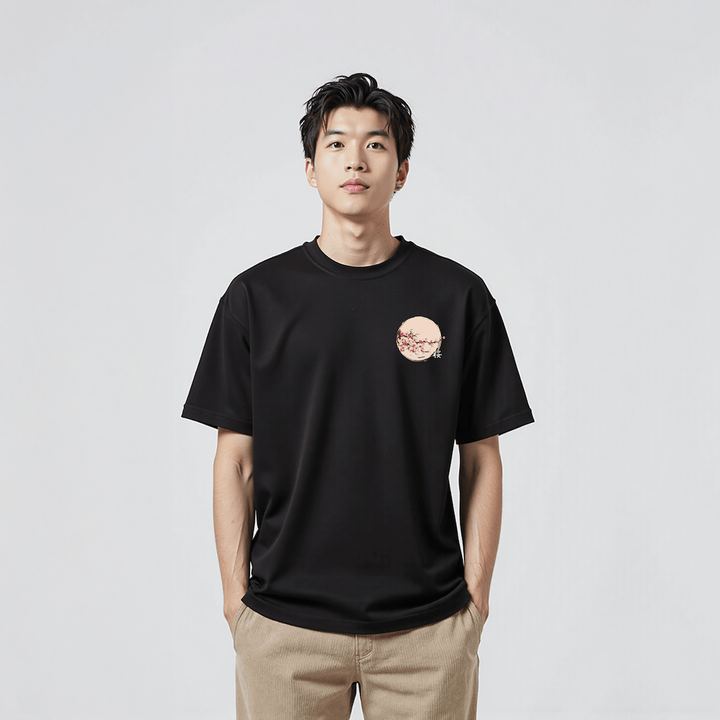 Cherry Blossom Oversize Japanese-Style T-Shirt 7