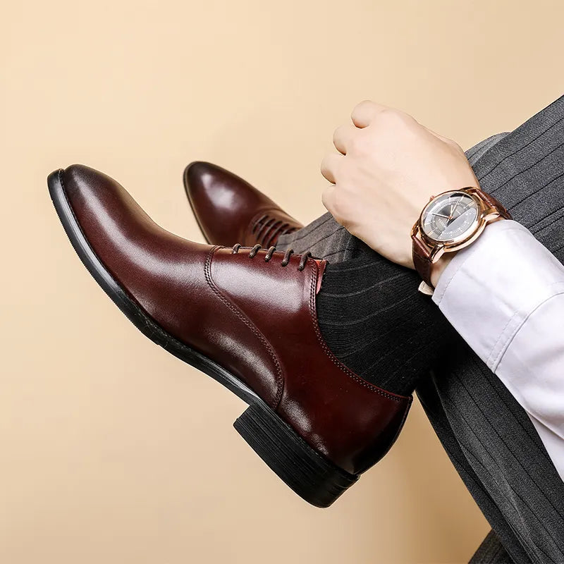 Orthopedic Leather Oxford Dress Shoes with Timeless Style and All-Day Comfort 2