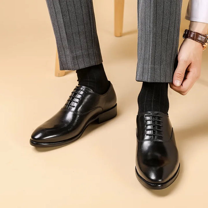 Orthopedic Leather Oxford Dress Shoes with Timeless Style and All-Day Comfort 1