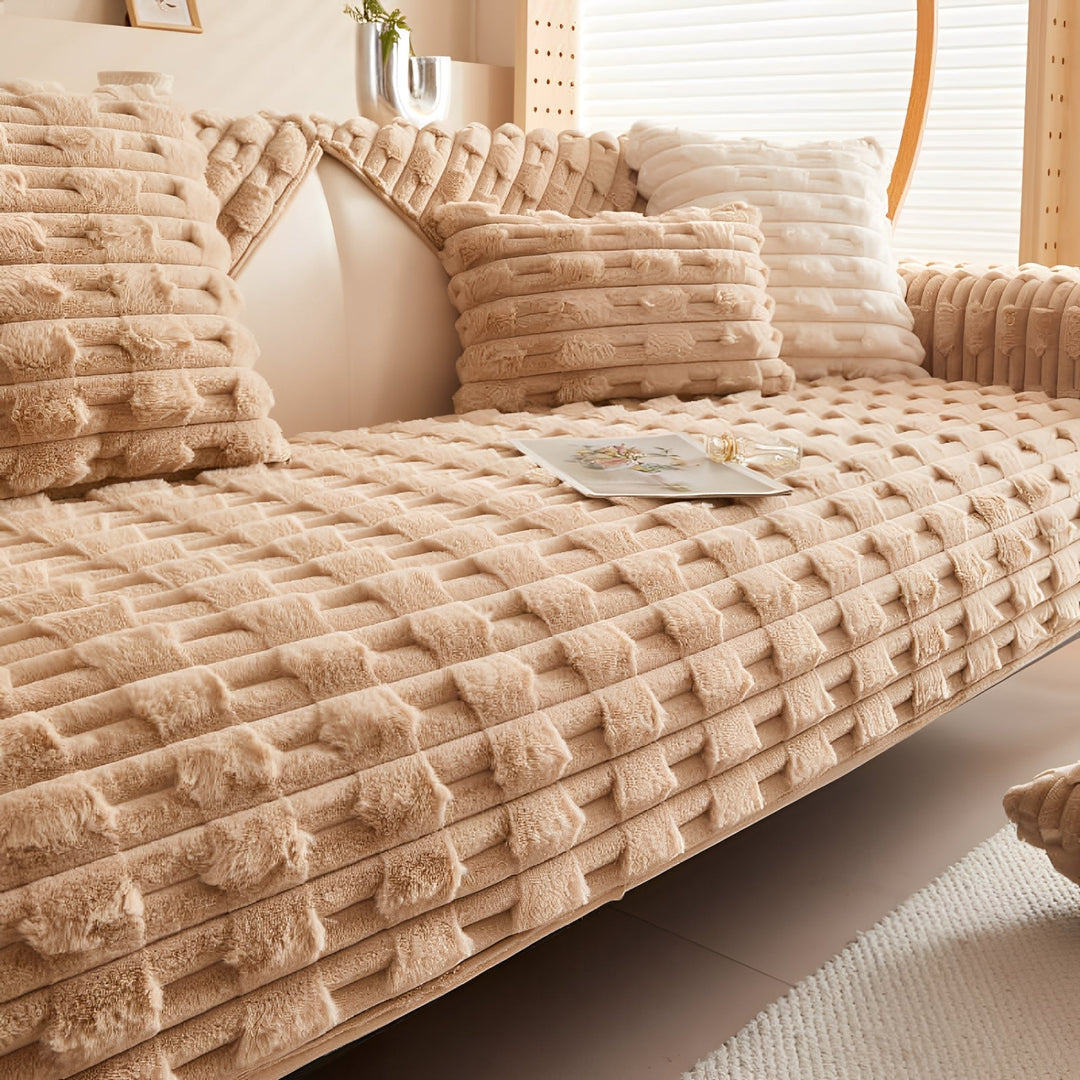 Plush Non-Slip Couch Cover for Dogs and Pets 9