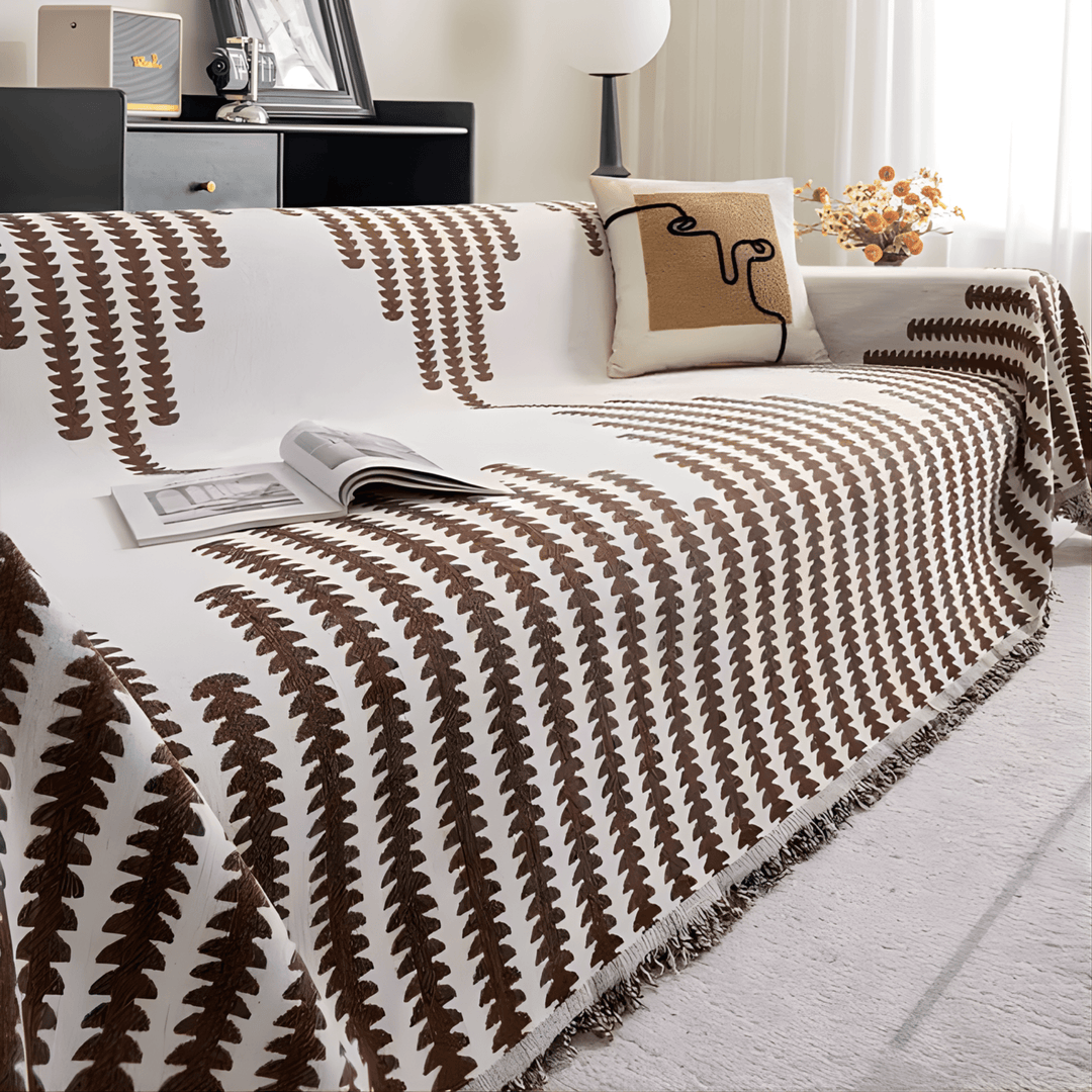 Pet-Friendly Chenille Sofa Cover, Scratch-Resistant and Reversible 9