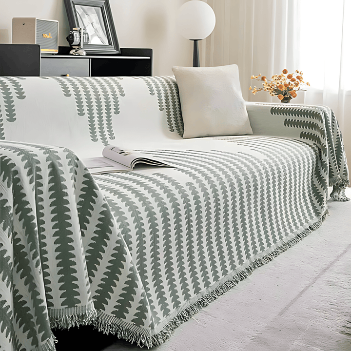 Pet-Friendly Chenille Sofa Cover, Scratch-Resistant and Reversible 10