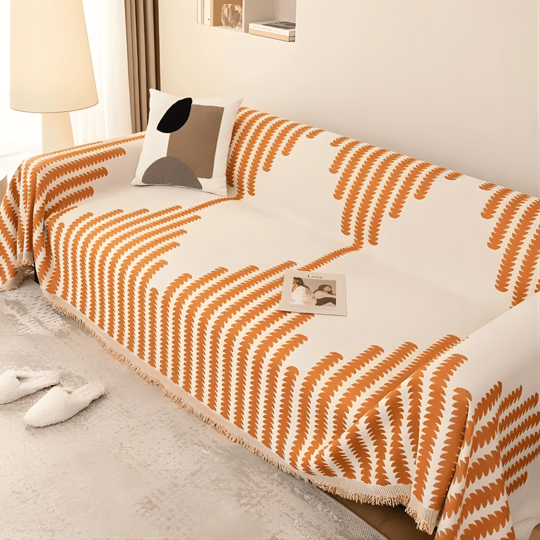 Pet-Friendly Chenille Sofa Cover, Scratch-Resistant and Reversible 4