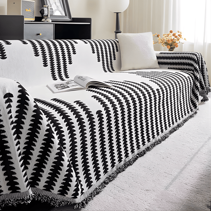 Pet-Friendly Chenille Sofa Cover, Scratch-Resistant and Reversible 6