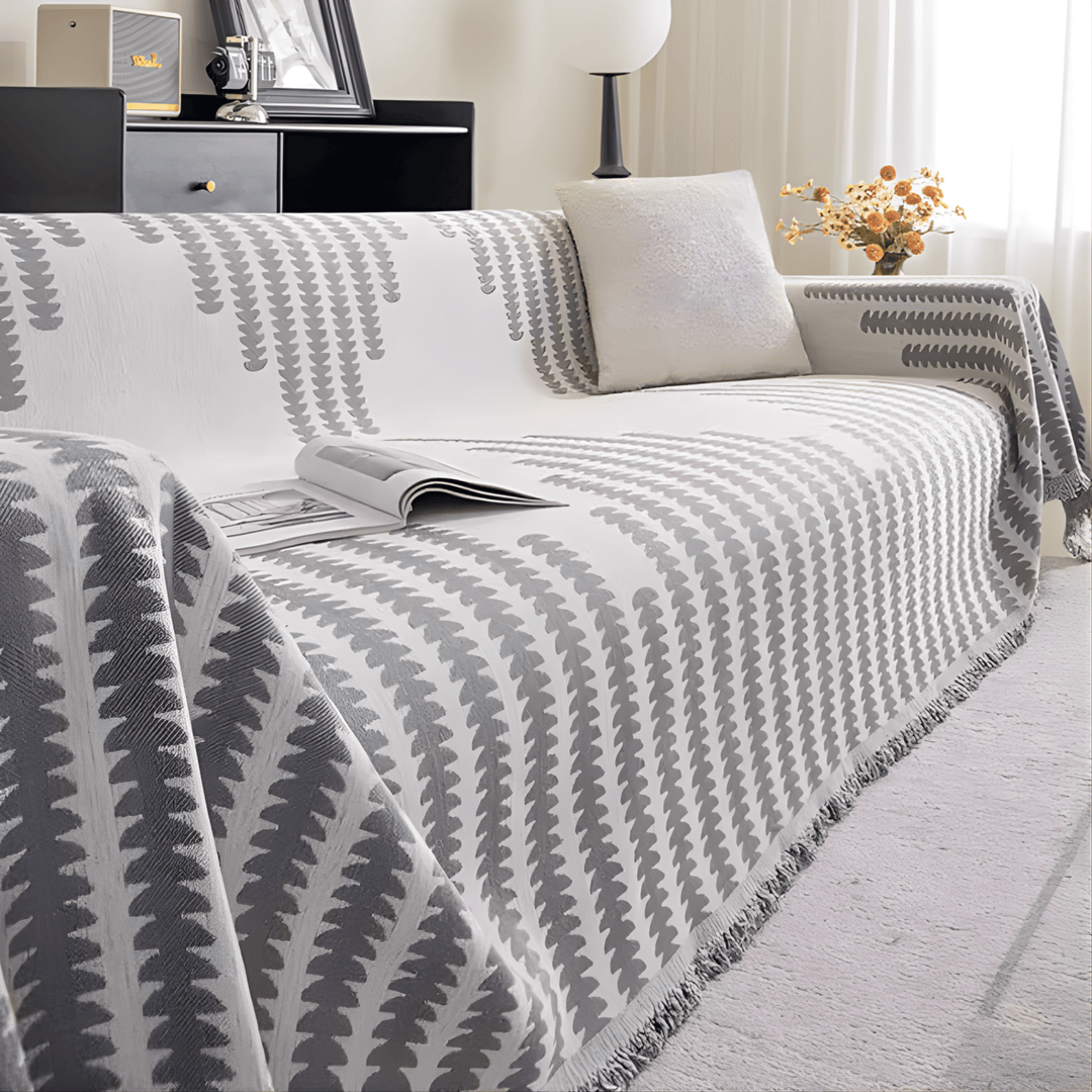 Pet-Friendly Chenille Sofa Cover, Scratch-Resistant and Reversible 8