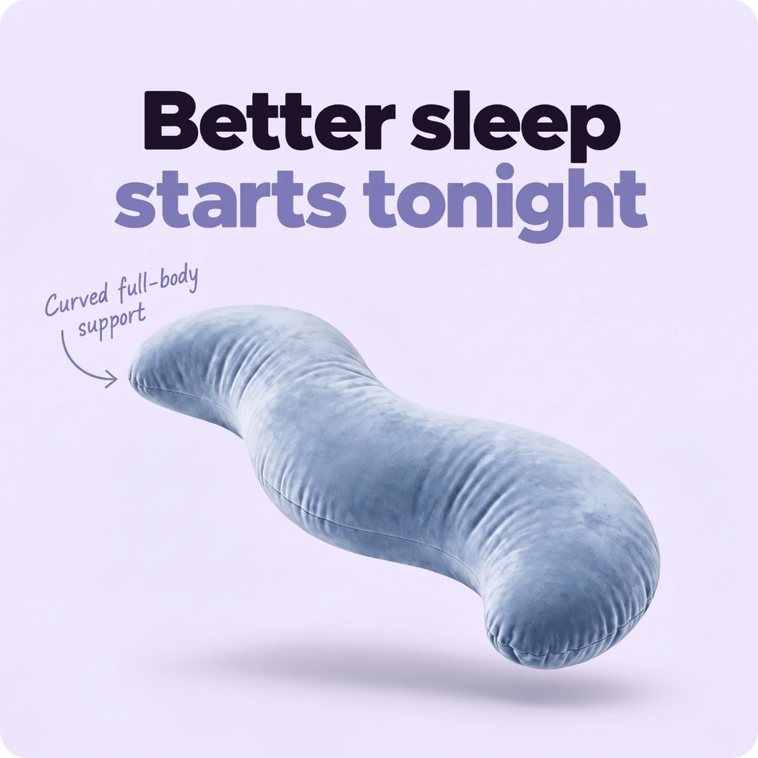 S-Curve Body Pillow for Side Sleepers 1