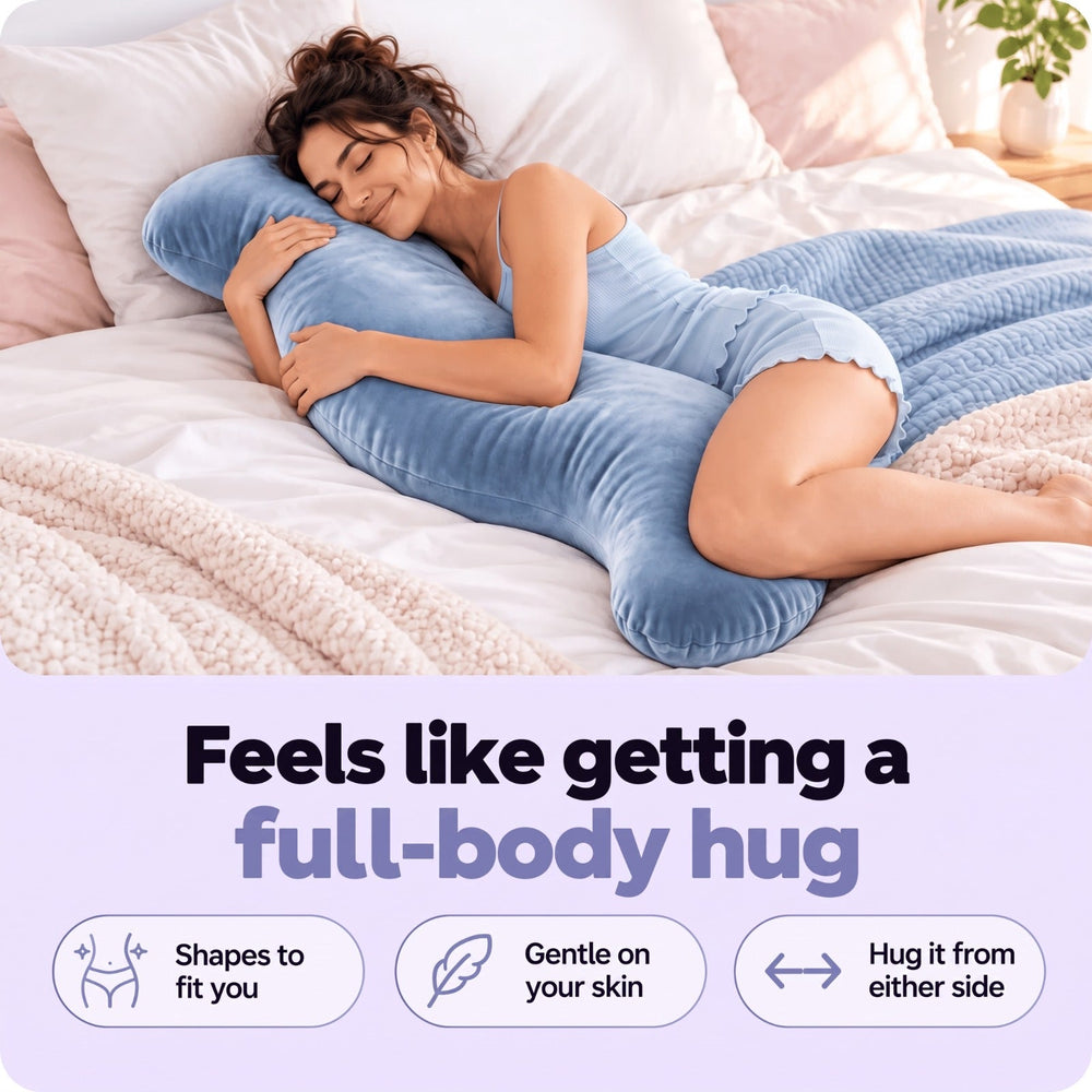 S-Curve Body Pillow for Side Sleepers 2