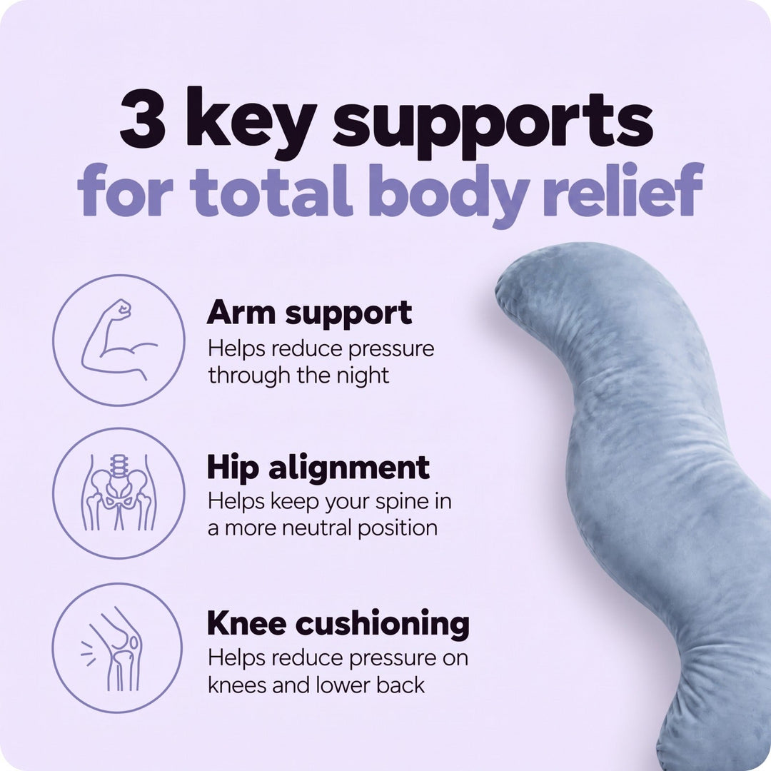 S-Curve Body Pillow for Side Sleepers 6