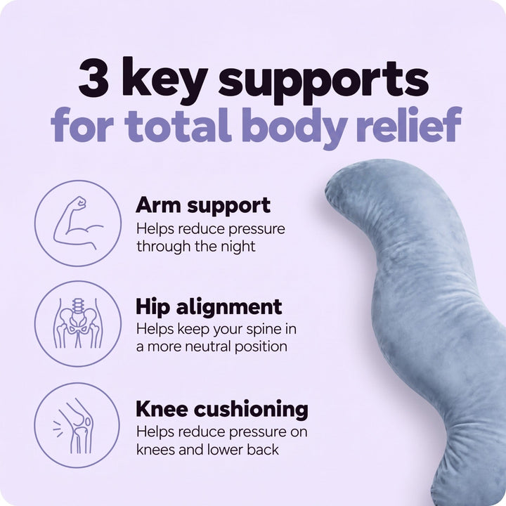 S-Curve Body Pillow for Side Sleepers 6
