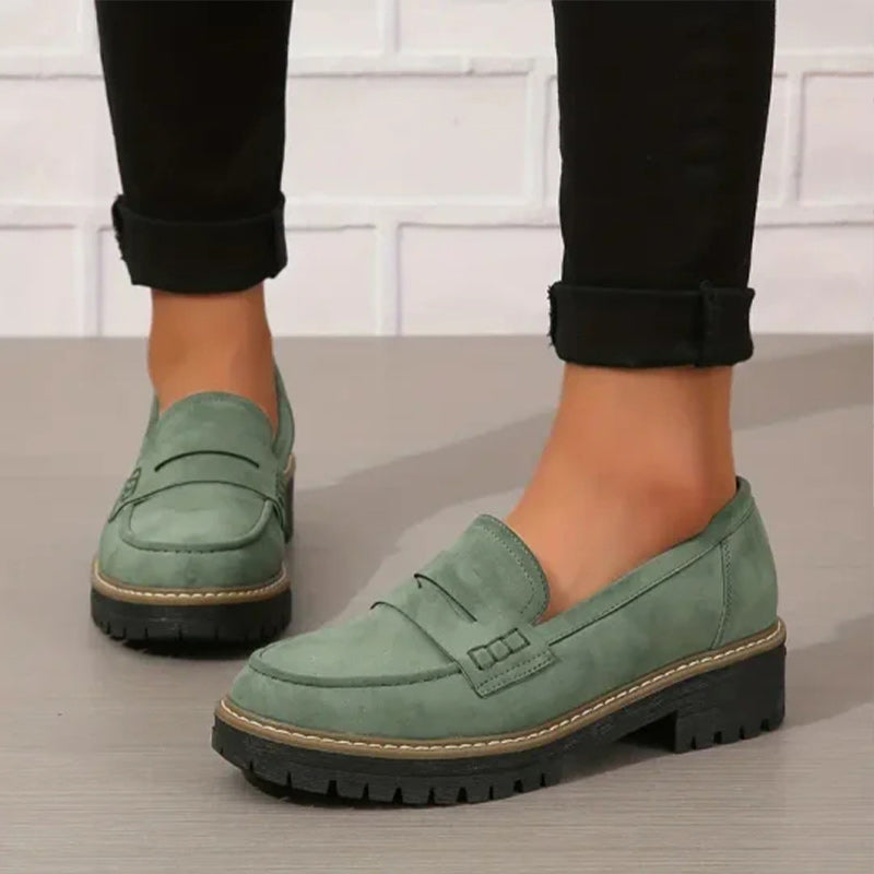 Orthopedic Comfort Loafers with Cushioned Platform Sole 1
