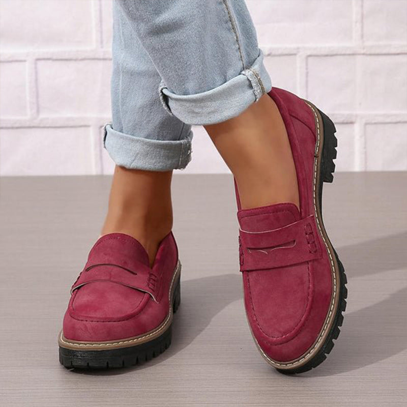 Orthopedic Comfort Loafers with Cushioned Platform Sole 4