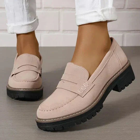 Orthopedic Comfort Loafers with Cushioned Platform Sole 8