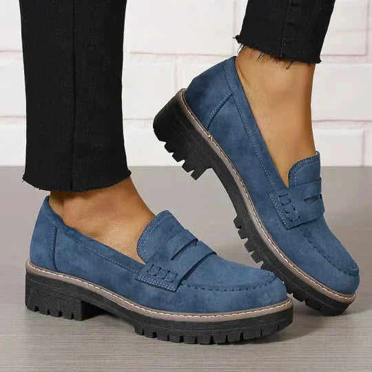 Orthopedic Comfort Loafers with Cushioned Platform Sole 9