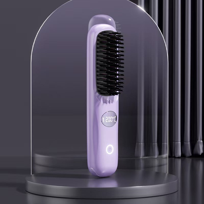Cordless Heated Styling Brush for Short Hair, Bangs and Nape 13