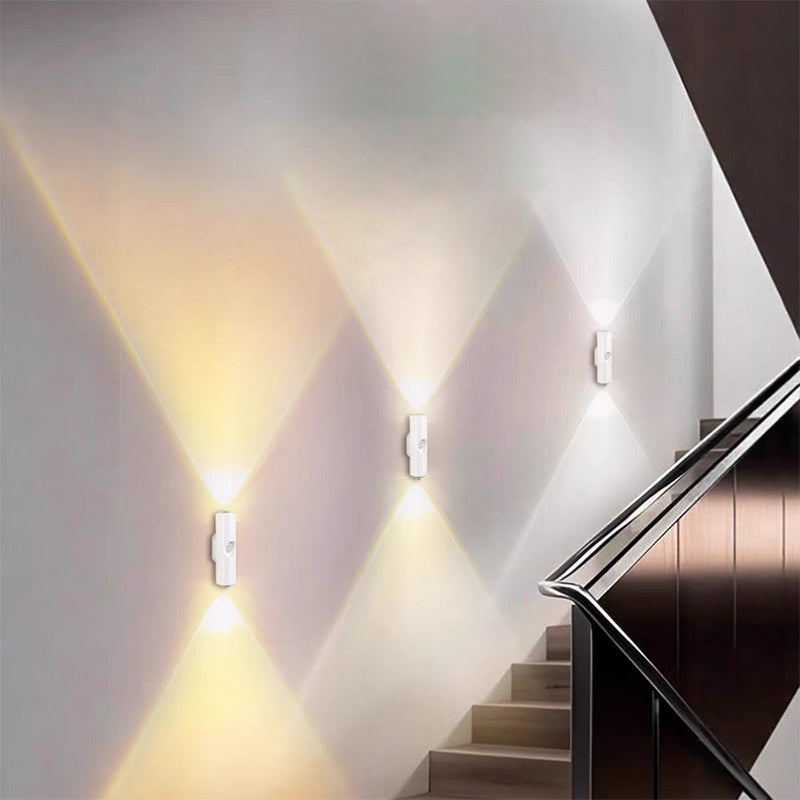 Wireless LED Wall Lights with Motion Sensor and Color Changing, Set of 3 8