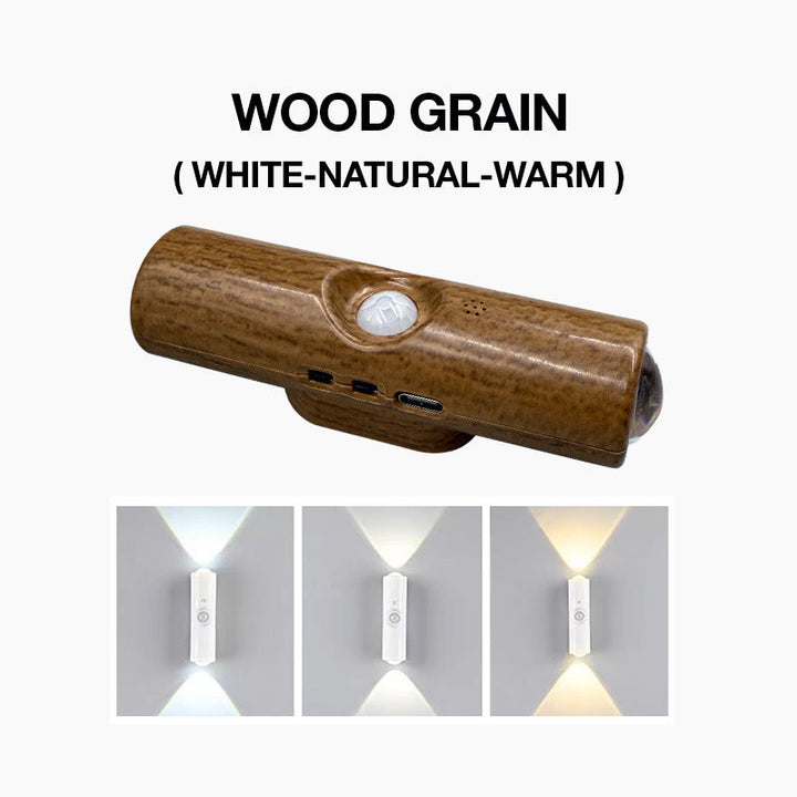 Wireless LED Wall Lights with Motion Sensor and Color Changing, Set of 3 5