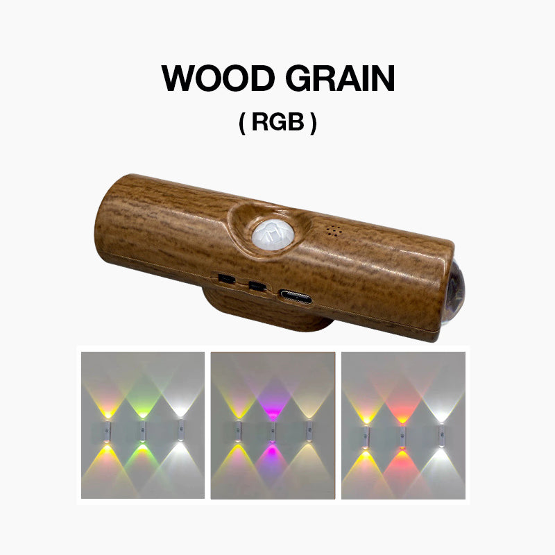 Wireless LED Wall Lights with Motion Sensor and Color Changing, Set of 3 6