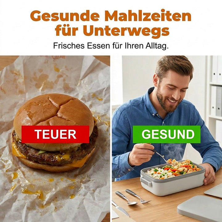 Cordless Self-Heating Electric Lunch Box with Stainless Steel Insert 5