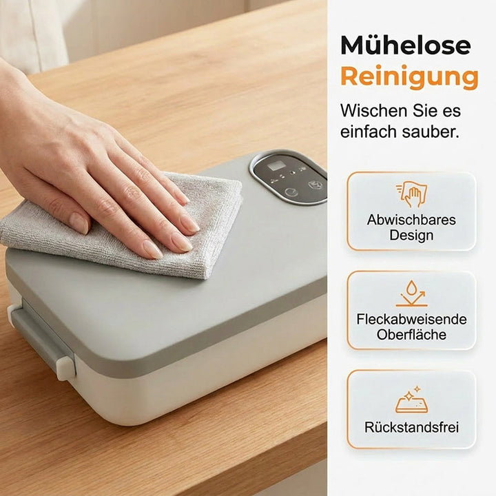 Cordless Self-Heating Electric Lunch Box with Stainless Steel Insert 6