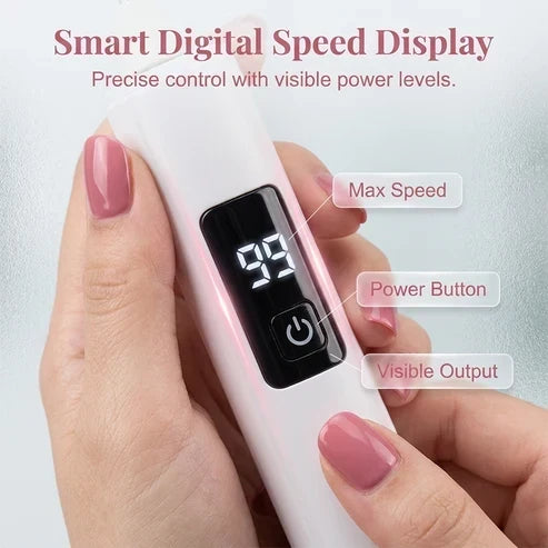 Precision LED Electric Nail Grinder with Digital Display 4