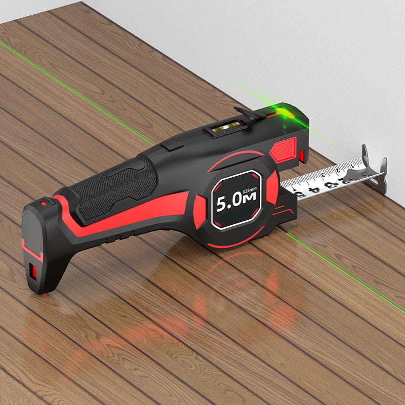2-in-1 Tape Measure with Built-In Green Laser and Level, 16.4 ft 4